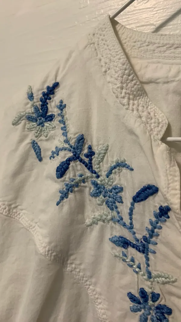 life style embroidered top White Size L - Image 4