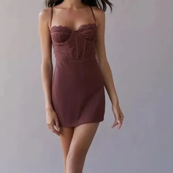 ✨HP✨UO Modern Love Bustier Mini Dress✨ - Image 5