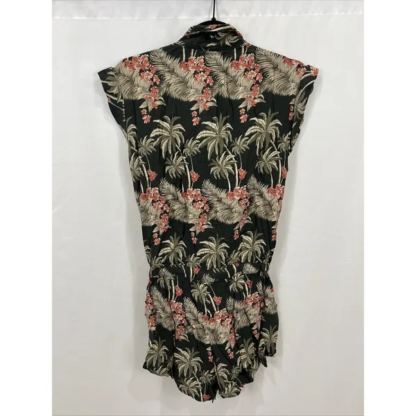 Revolve One‎ Teaspoon Tropical Print Romper Palm Tree Resort Beach Vacation - Image 4