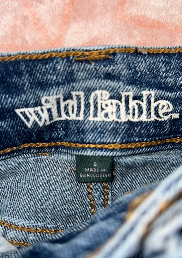 Wild Fable Jean Mini Skirt - Image 3