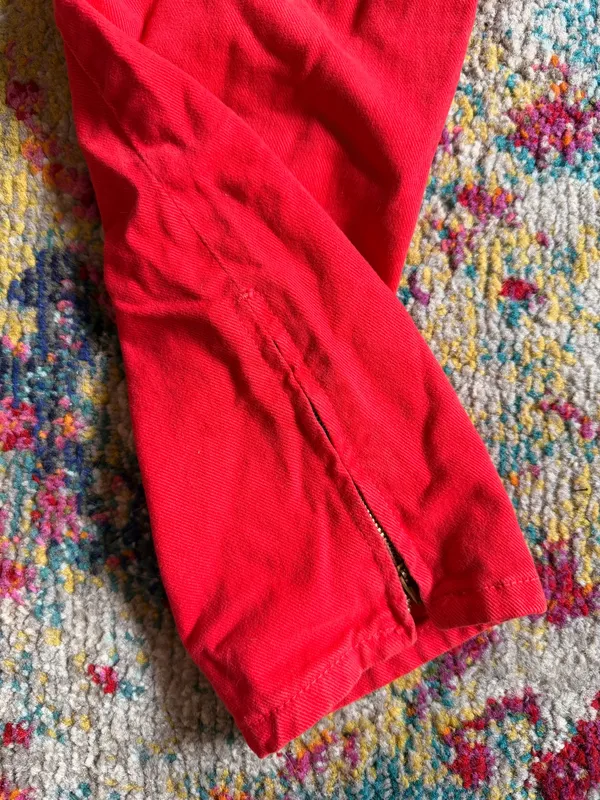 Guess Vintage Red Jeans - Image 3