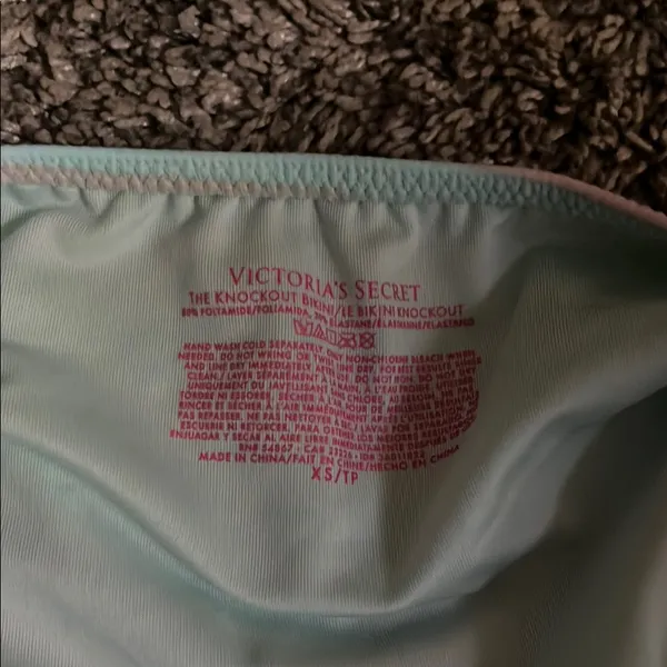 Victoria's Secret Pastel Tie-Dye Bikini Bottoms - Mint, Pink, Purple - Image 2