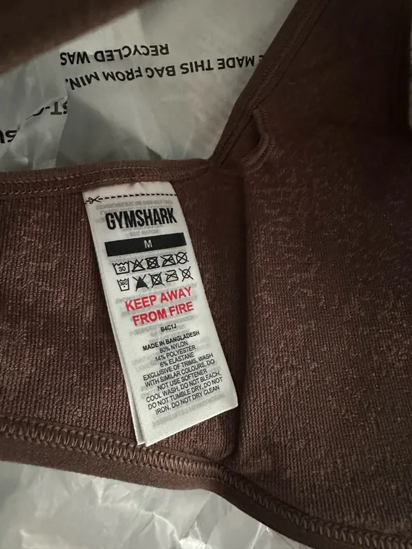 Gymshark M Adapt Fleck x Whitney Halterneck Sports Bra - Image 3