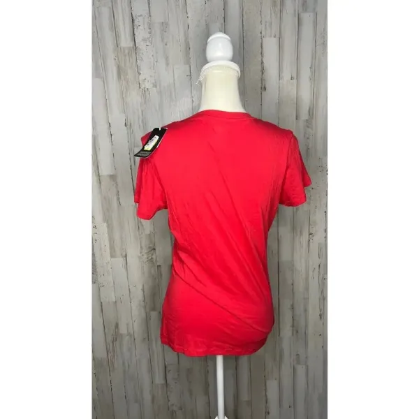 NWT Women's Size Small Chicago Blackhawks Red‎ V-Neck Short Sleeve T-Shirt - Image 4
