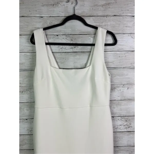 Lulus White Sleeveless Mermaid Hem Dress - Image 4
