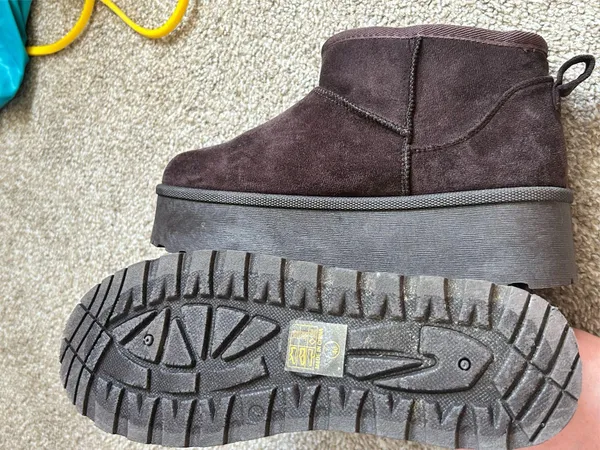 Platform slippers Brown Size 9 - Image 5