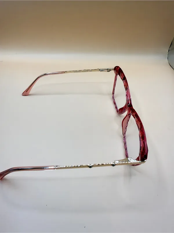Zeelool Pink Tortoiseshell Women’s Fashion Glasses Frame, No prescription - Image 5