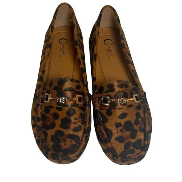 Comfort Est 1946 Aramis Leopard Print Slip On Driving Loafers Size 9M Casual - Image 3