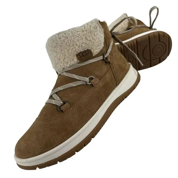 UGG Lakesider Heritage Lace Suede Leather Waterproof Boots Women’s Size 8 - Image 9