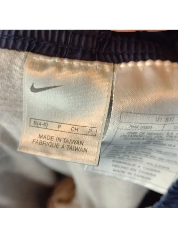 Nike - blue vintage windbreaker pants size small (4-6) - Image 5