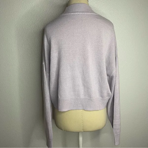 No tags Purple Crew Neck Long Sleeve Sweater Size Medium? - Image 4