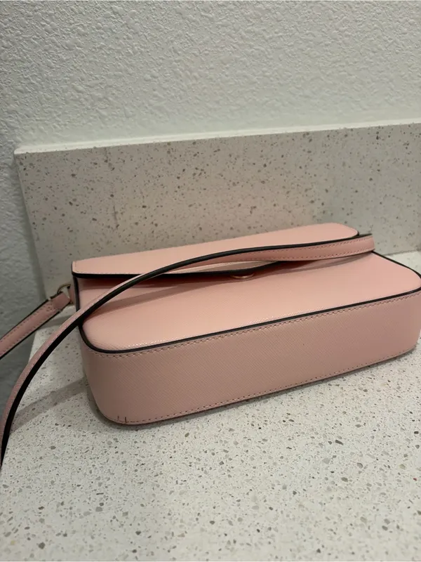 Kate Spade New York Sadie Leather Crossbody Purse in Light Pink EUC - Image 13