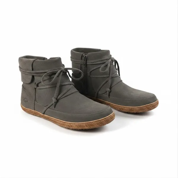 UGG Reid Ankle Suede Bootie W's 7.5 Gray Everyday Comfort Versatile Cottage NWOB - Image 2