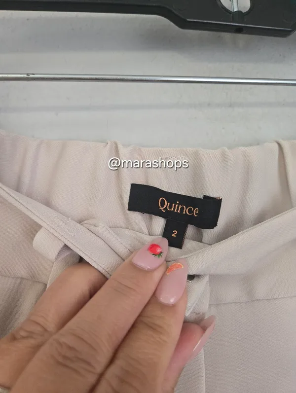 Quince Stretch Crepe Pleated Wide Leg Pants - Image 6