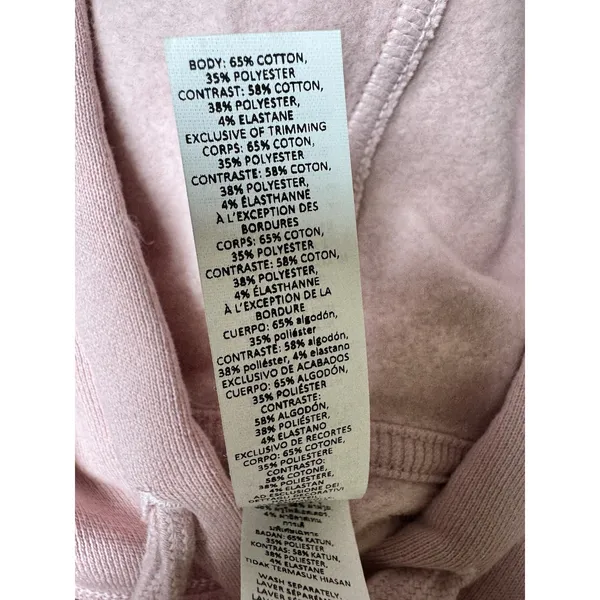 Alo Yoga Accolade Hoodie‎ Sweatshirt Ballet Pink Unisex Size Small - Image 10