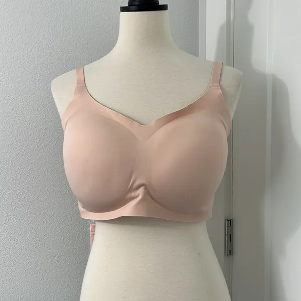 New Kindred Bravely XXL Pink Wireless Seamless Convertible T-Shirt Bra - Image 3