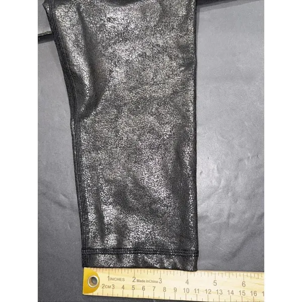 Offline Aerie High Rise Faux Leather Legging Black Preppy‎ Career City Sleek Lg - Image 6