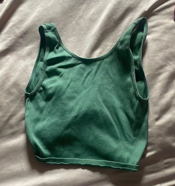 Ardene Twist Front Top Green Size M - Image 2