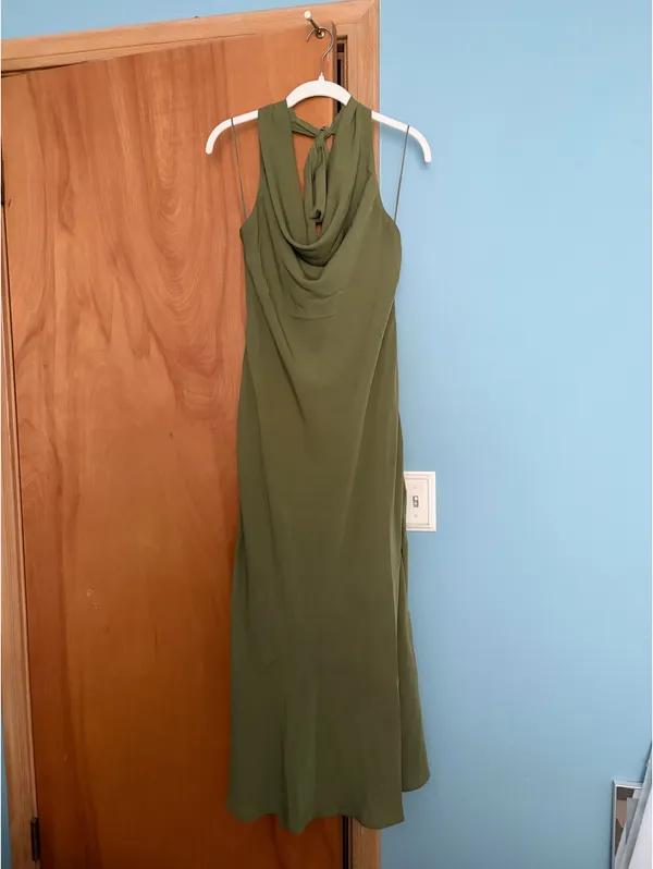 Abercrombie & Fitch Cowl Halter Maxi Dress - Image 2