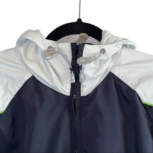 SIMS Snowboard RIB 10K Zone 2 XS Hooded Ski Snow Winter Coat‎ Black White Green - Image 4