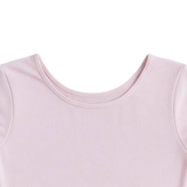 Danskin Adult Medium Leotard Theatrical Pink Long Sleeve Scoop Neck Dance - Image 3