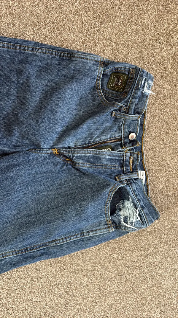 Green Label Cinch Jeans distressed - Image 4