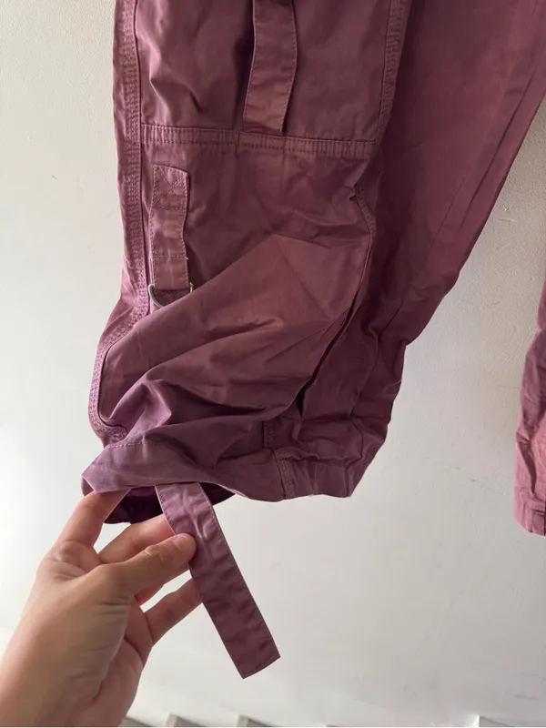 Urban Outfitters NEW BDG Mauve Pink Riley Classic Cargo Pants - Image 9