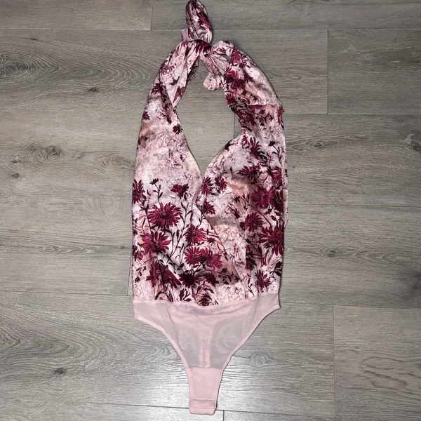 Free People Intimately Floral There She‎ Goes Bodysuit Romantic Combo XSmall NWT - Image 2