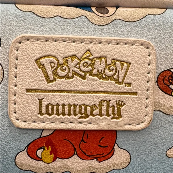 NWT Loungefly Pokémon Sleeping Characters Cloud Print Crossbody Bag Blue - Image 7
