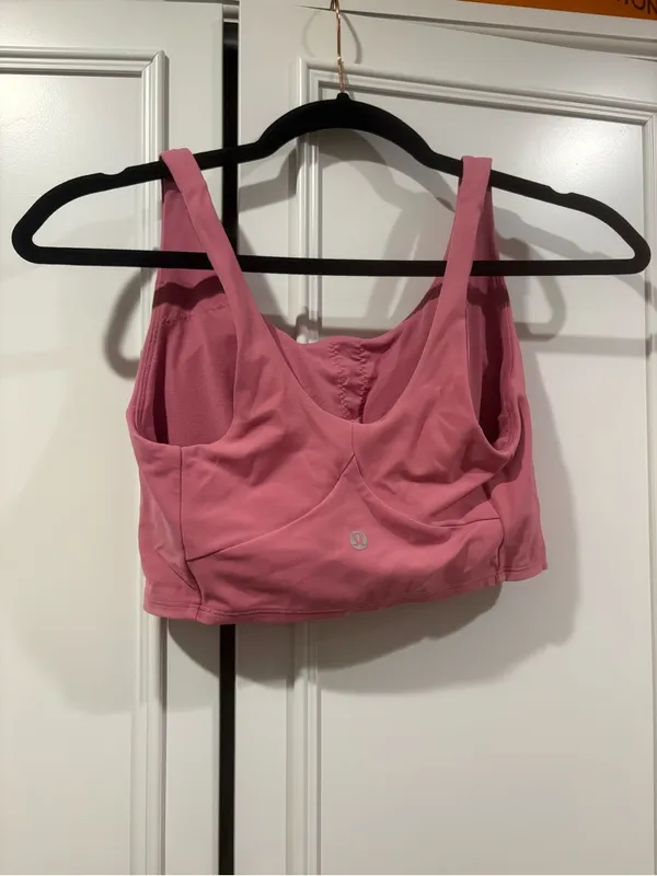 Lululemon Nulu Front-Darting Yoga Bra Size 6 in Pink Blossom - Image 6