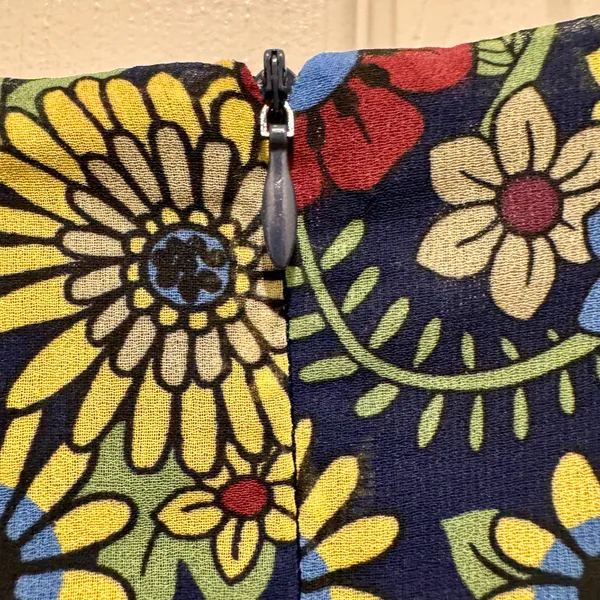 Hippie Boho Floral Print Mini Dress Size XS NWT - Image 3
