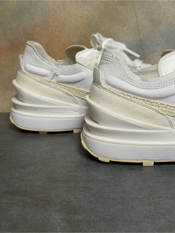 Nike Waffle One Essentials Women Sneakers DM7604-100 Summit White Fossil Sz 8.5 - Image 15