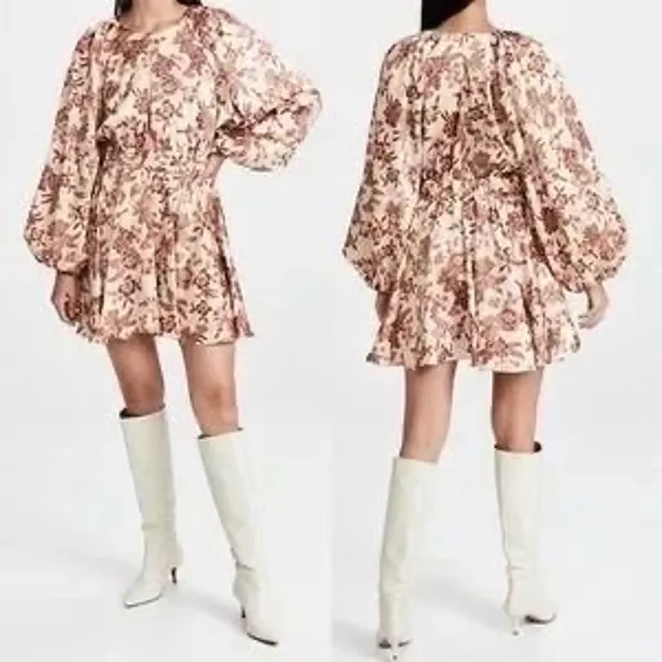 MISA Los Angeles Kara Dress in Falling Floral Dress Size XS New with Tags‎ - Image 3