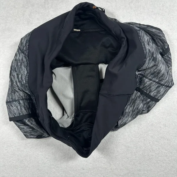 Lululemon Speed Up Shorts Women’s Size 4 Black Gray Space Dye Running Athletic - Image 5