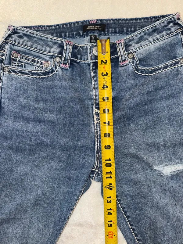 True Religion Jeans Skinny Women’s Jenny Curvy Mid-Rise Super skinny size 30 - Image 7