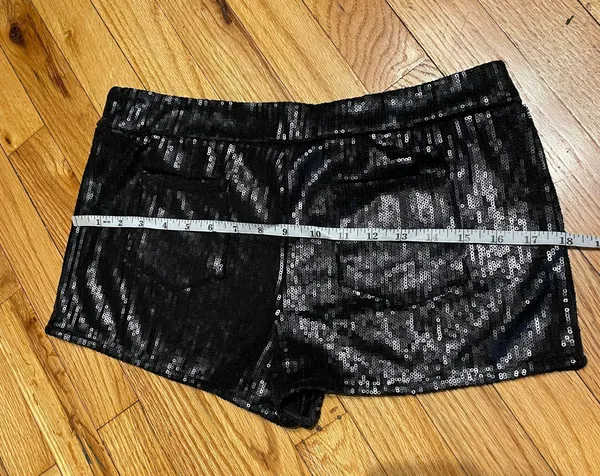 Love Vintage NWOT Sweet Y2k 90’s Sequins Shorts rave club night out showtime - Image 5