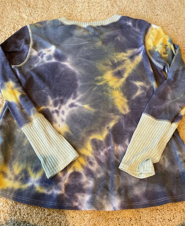 Tye Dye Themal Purple Size L - Image 3