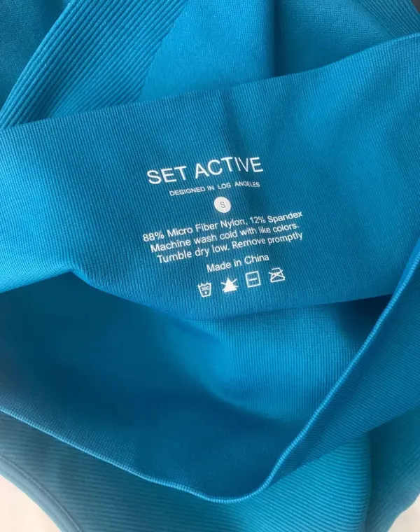 Set Active Leggings & Matching One Shoulder Bra - Image 6