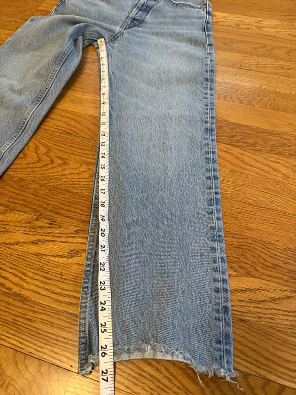 Zara Light Blue High-rise Jeans size 2 - Image 11