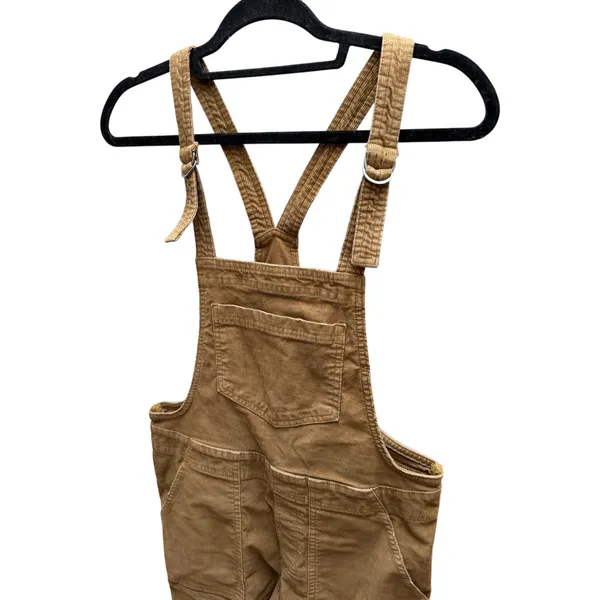 Aerie Bib Overalls Corduroy Werk N Play Women’s XS Brown Suspender Baggy Y2K - Image 6