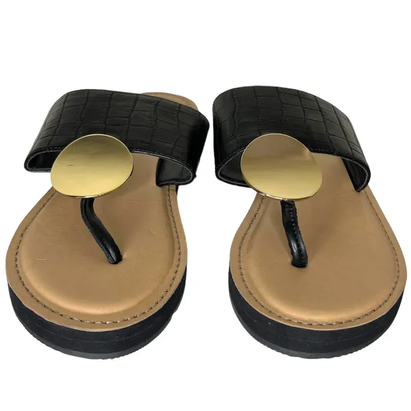 Market & Spruce (7.5) Havanna Textured Flip Flop Thong Sandal - Stitch Fix - Image 3