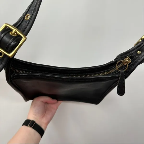 Vintage Coach 9997 Legacy Black‎ Genuine Leather Crossbody Bag - Image 5