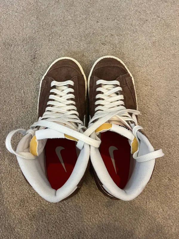 Nike High-Top Blazer Sneakers Suede - Image 5