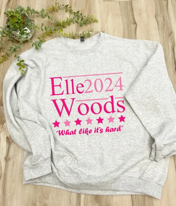 Boutique New / Custom Elle Woods 2024 sweatshirt - Image 2