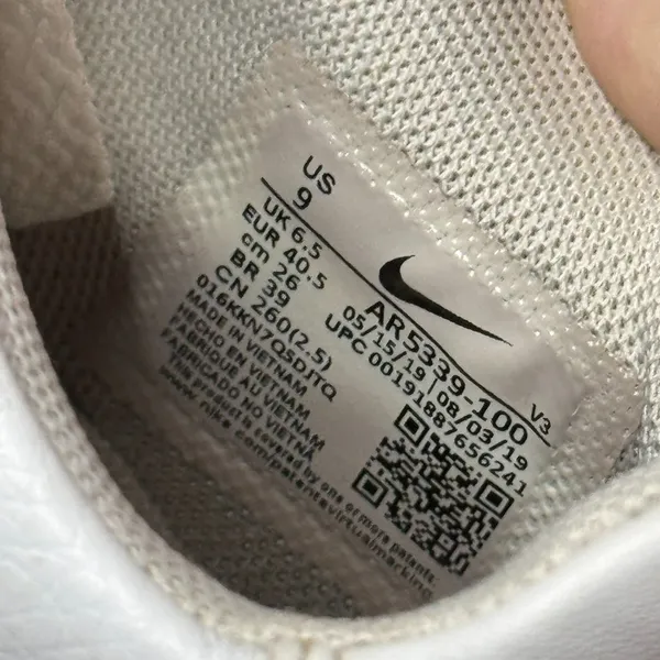 White Air Force 1 Platform Nike’s - Image 4