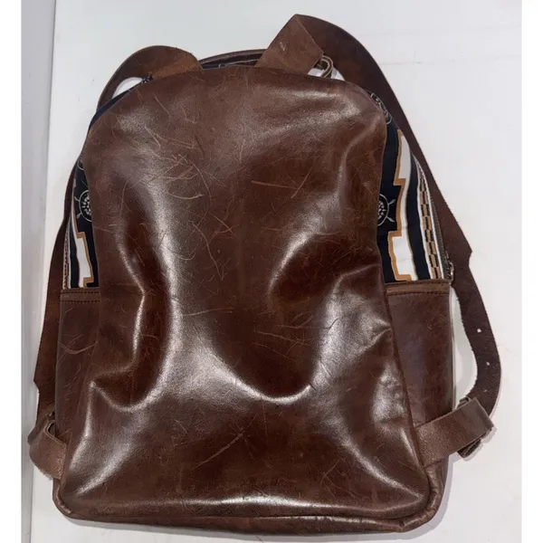 Aztec‎ cowhide leather Backpack - Image 10