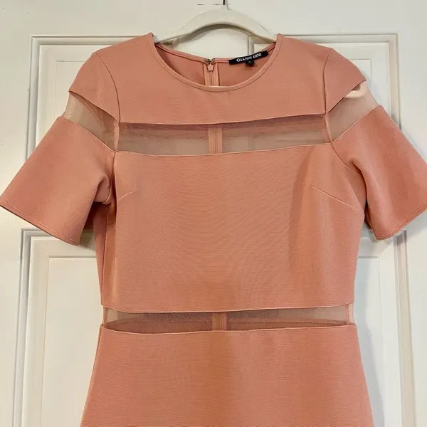 Gianna Bini Jamie Guava Globe Trotter Midi Dress Medium - Image 2