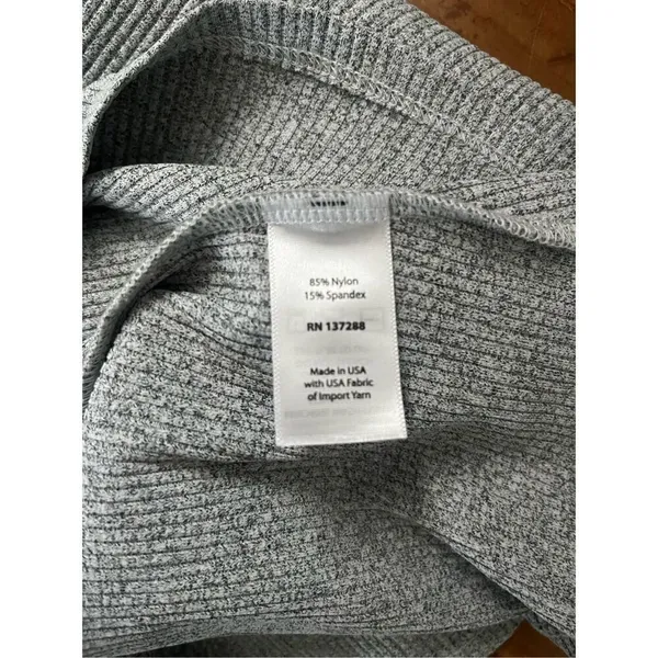 Year‎ Of Ours Gray Sporty Ribbed Racerback Tank XL - Image 4