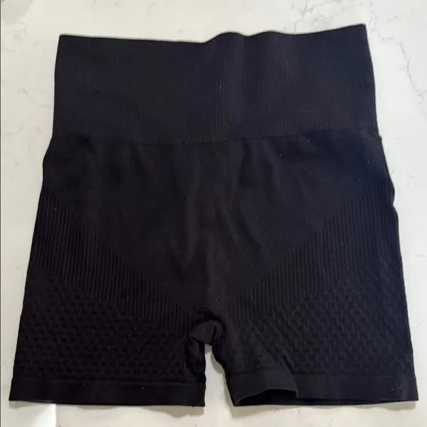 Zara High-Waisted Black Women's athletic Shorts - Image 3