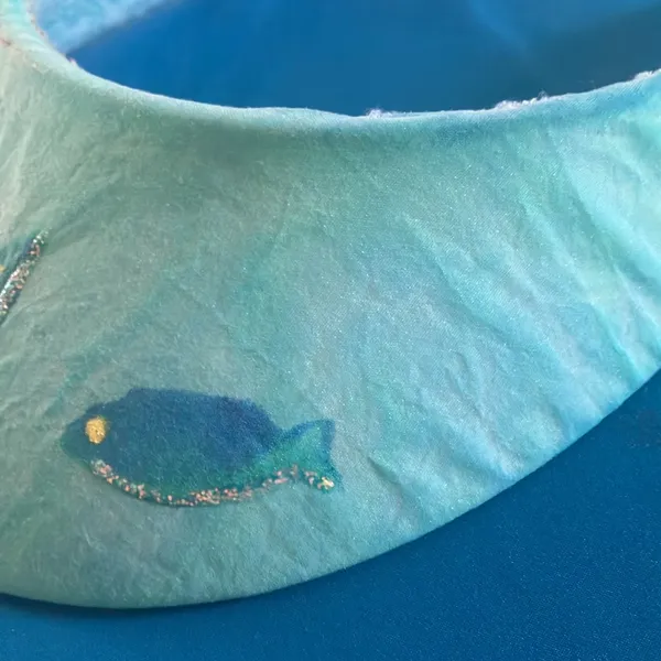 FINAL MARKDOWN Ladies Blue Fish Visor - Image 2